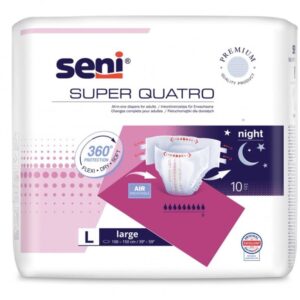 Pieluchomajtki Seni Super Quatro L 10szt